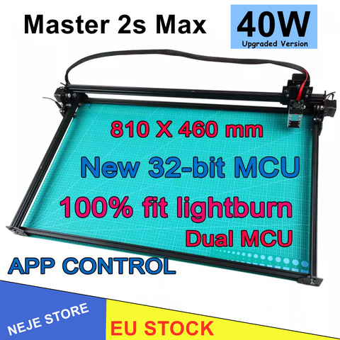 NEJE Master 2s Max 40W CNC Router Laser Engraver Cutting Cutter Engraving Machine Lightburn Bluetooth App Control for wood MDF ► Photo 1/6