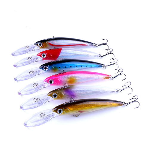 1pcs Big Minnow Fishing Lure 17cm 30g Depth Diving Artificial Plastic Bait Crankbait Wobblers Pesca carp Fishing tackle ► Photo 1/6