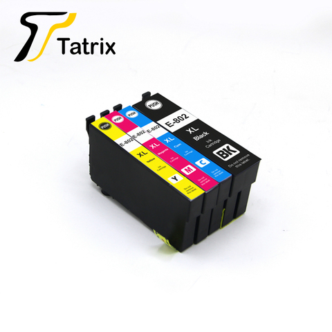 4PK for Epson 802XL T802 T802XL Ink Cartridge Compatible for WorkForce WF-4720/WF-4730/WF-4734/WF-4740/WF-4745 ► Photo 1/1