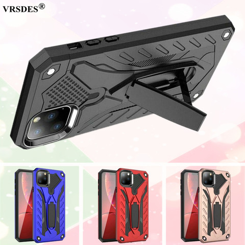 For iPhone 12 Mini 11 12 Pro Max X XR XS MAX Cover Shockproof Kickstand Rubber Armor Case For iPhone 6 6S 7 8 Plus 5 5S SE Funda ► Photo 1/6