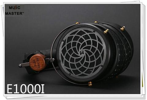 Music Master 108mm E1000I 60 Ohms Planar Hand Made Plate Wooden Hifi Audiophile Headphones Headset PK Z1R LCD4 Stellia Susvara ► Photo 1/6