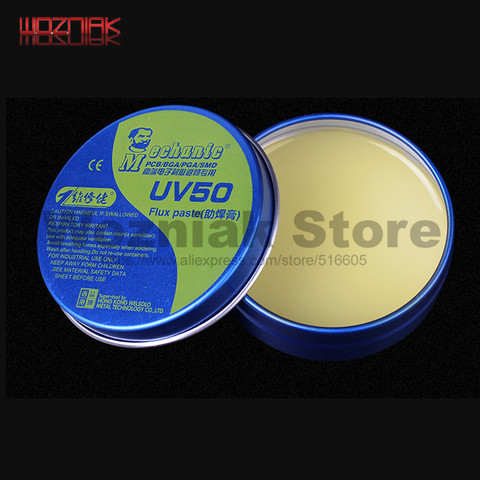 MECHANIC NEW MCN-UV80 No-clean Solder Flux Paste Rosin No-Clean Soldering Iron Welding Fluxes Paste for PCB BGA PGA SMD ► Photo 1/6