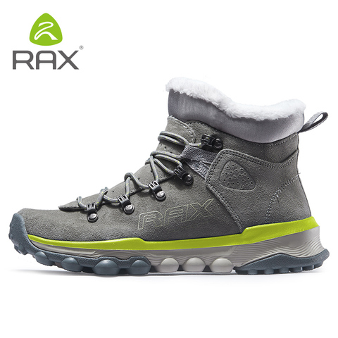 RAX Snow Boots Men Fur Lining Anti-slip Hiking Shoes Women Lightweight Outdoor Sneakers for Men Trekking Boots Moutain Climbing ► Photo 1/5