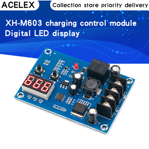 XH-M603 Charging Control Module 12-24V Storage Lithium Battery Charger Control Switch Protection Board With LED Display NEW ► Photo 1/6