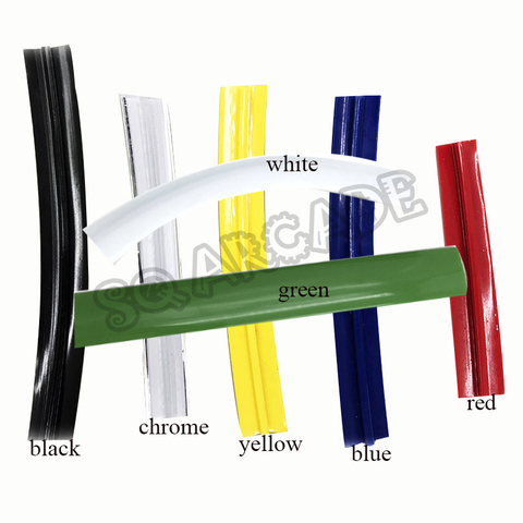 1 meter Arcade T Molding 16mm 18mm 19mm PVC Plastic Edge T-Moulding For Arcade Cabinet ► Photo 1/5