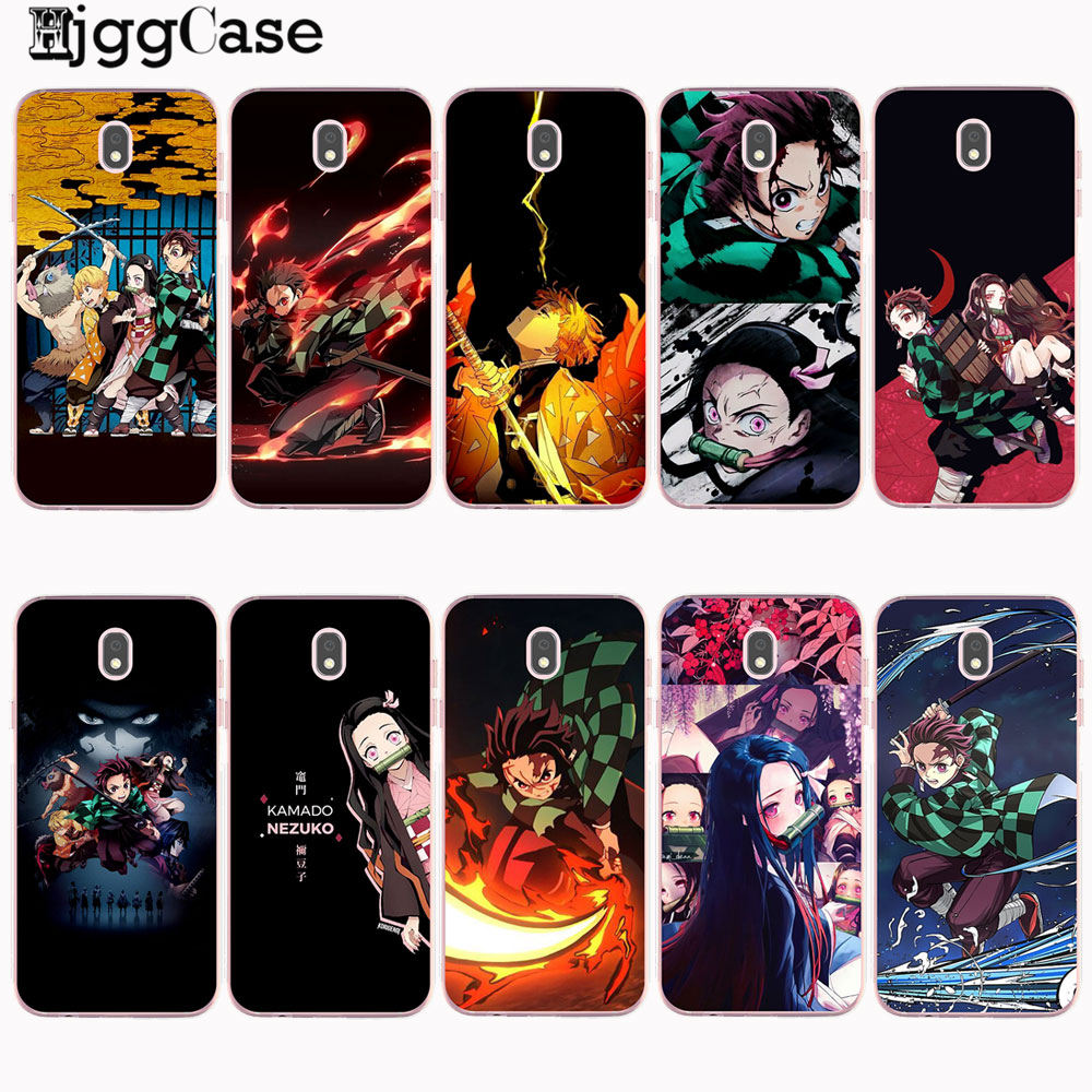 Price History Review On Anime Demon Slayer Kimetsu No Yaiba Phone Case For Coque Samsung J3 J5 J7 16 17 J4 J6 Plus 18 Note 10 Pro Soft Tpu Cover