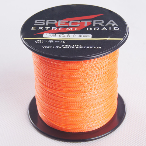 DORISEA SPECTRA 8 Strands 100m Extreme Braided Multifilament Fishing Line 6lb 10lb 20lb 30lb 60lb 80lb 100lb 200lb 300lb ► Photo 1/6