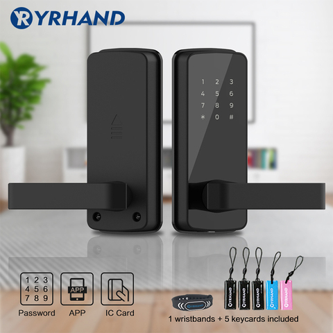 TT lock App Smart Door Lock WiFi, Keyless Korea Digital Door Lock  Bluetooth Smart Password Lock Pin Code Electronic Door Lock ► Photo 1/6