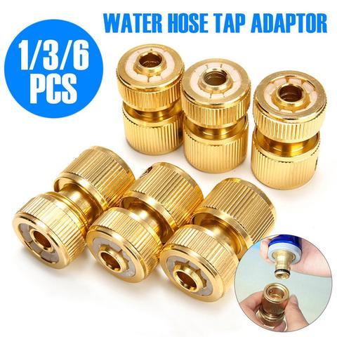 Brass-Coated Hose Adapter, 1/2