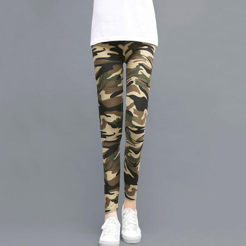 CHSDCSI Printed Camouflage Leggings High Waist Women Pants Large Size Legging Running Sports Camo Activewear Female ► Photo 1/6