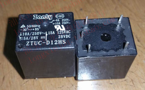 Relay ZTUC-D12HS 22F-1C-12V (2)  12VDC  5PIN ► Photo 1/1