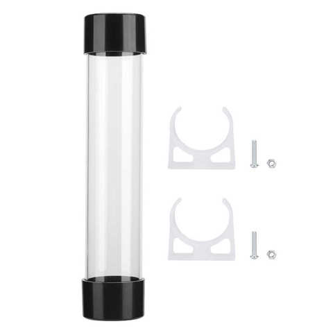 240mm 150mm 100mm Transparent Cylindrical Computer Water Cooling Tank Heat Dissipation G1/4 thread for PC Water Cooling System ► Photo 1/6
