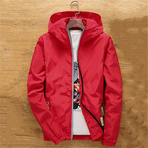 Jacket women red s-7xl plus size loose hooded thin coat 2022 summer new Korean fashion gray zipper pockets couple clothing LR778 ► Photo 1/6