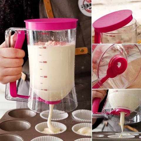 Cream Separator Machine Batter Dispenser Muffin Waffle Dough Machine Measuring Cup Handheld Baking Cake Supplies Kitchen Tools ► Photo 1/6