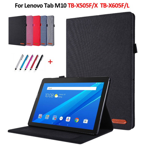 For Lenovo tb-x505x Cowboy Flip Tablet Cover for Funda Lenovo Tab M10 Case 10.1 tb-x606f x606x tb x505f tb x505x Case Coque ► Photo 1/6