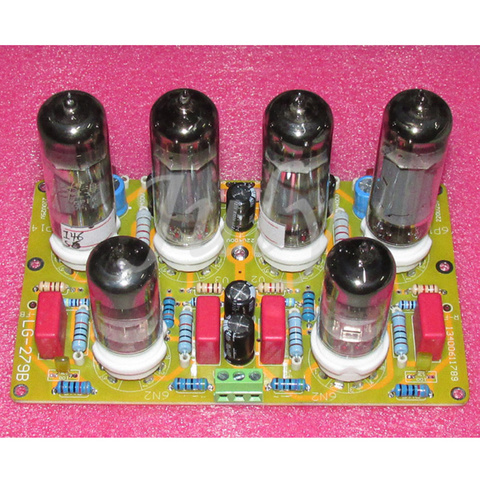 6N2+6P15 beautiful sound Dynaco amplifier push-pull line stereo amplifier board 6N2 tube amplified inverting push-pull output ► Photo 1/6