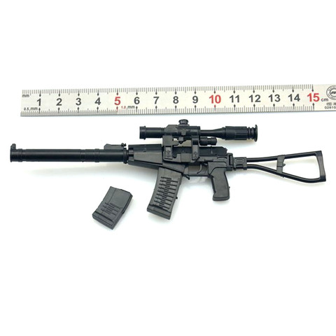 1/6 Scale SWAT AS VAL Assemble Gun Model Puzzles Brick Military Weapon Sand Table Toy For Action Figure ► Photo 1/5
