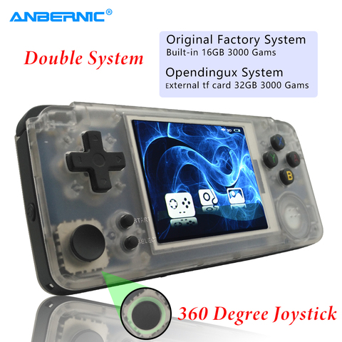 ANBERNIC RS97 Retro Game Player Handheld Game Console TV Output 3.0 IPS Screen 64 Bit Double System RGP Retro Game Plus Console ► Photo 1/6