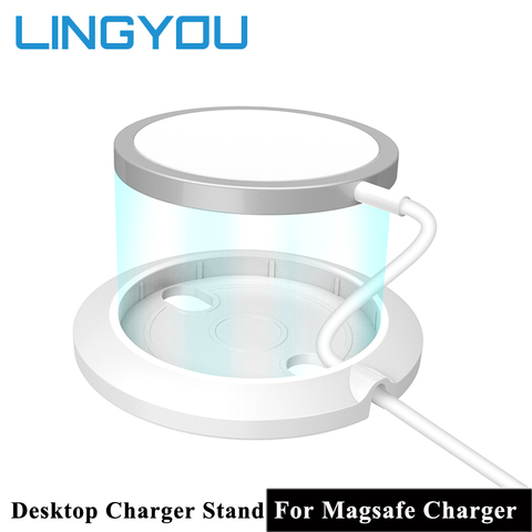 LINGYOU Magsafe Wireless Charger Mount Phone Holder for iPhone 12 Pro Max Fast Charging Stand - (Not Include Magsafe Charger) ► Photo 1/1