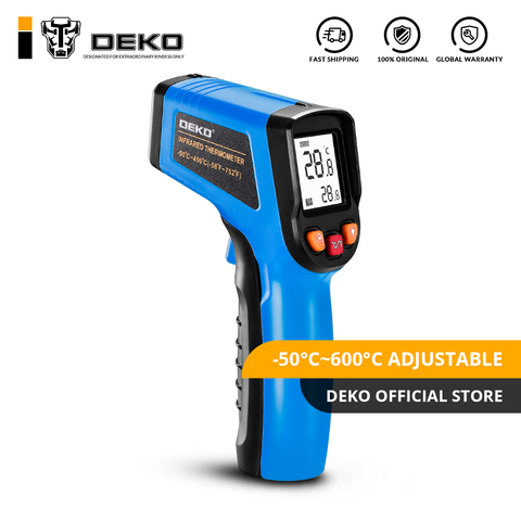 DEKO WD01 Non-Contact -50-600 Blue Laser LCD Display IR Infrared Digital C/F Selection Surface Temperature ► Photo 1/6