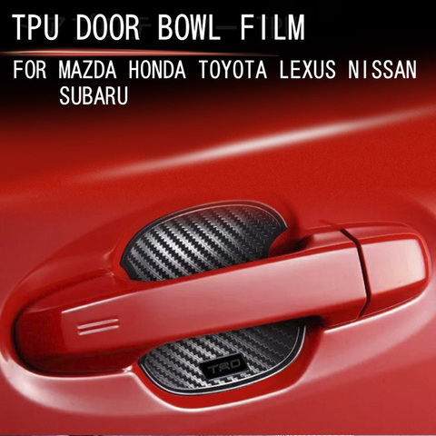 Protective film for car exterior door handle bowl Apply to MazdaToyota Lexus Subaru Nissan Honda anti-scratch sticke ► Photo 1/6