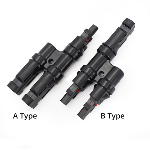 SOLAR PV Adaptors SOLAR PV 2 to 1 T Branch Connectors 30A TUV FFM or MMF ► Photo 1/6