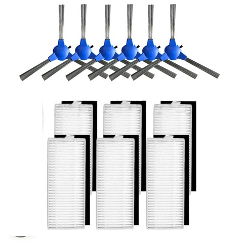 Robot Side Brush Hepa Filter for IBoto Aqua V715B Robot Vacuum Cleaner Parts Accessories Brushes Filter Replacement Kit ► Photo 1/3