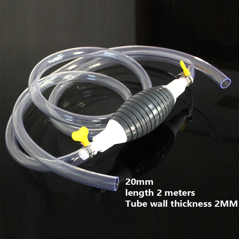 1.2Meters 20mm Car Fuel Pumps Siphon Hose Oil Transfer Manual Sucker Pump Motorcycle Car Yacht Non-return Valve Fuel Pipe Pump ► Photo 1/6