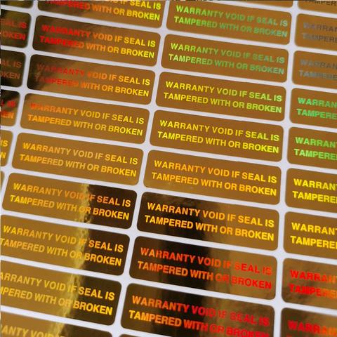 2000psc 35mmx10mm  Hologram Stickers Security Seal  Tamper Proof Warranty Void Laser Label ► Photo 1/5