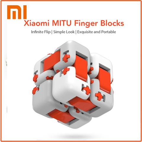 100% Original Xiaomi Mitu Finger Cube Brick Mi Building Block Spinner Intelligence Finger Toys Portable Smart Toys Gift for Kids ► Photo 1/4