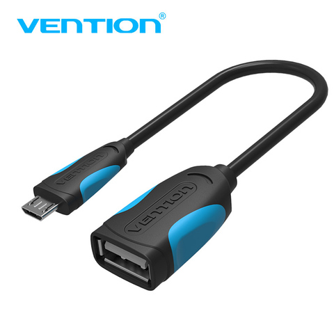 Vention OTG Adapter Micro USB to USB 2.0 Converter OTG Cable for Android Samsung Galaxy Xiaomi Tablet Pc to Flash Mouse Keyboard ► Photo 1/6