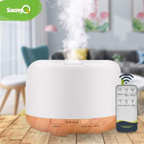saengQ Electric Aroma Diffuser Air Humidifier 300ML 500ML 1000ML Ultrasonic Cool Mist Maker Fogger LED Essential Oil Diffuser ► Photo 1/6