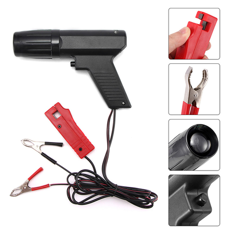 Onever 12V Professional Ignition Timing Gun Light Strobe Lamp Inductive Petrol Engine Car Motorcycle Hand Tools Repair Tester ► Photo 1/6