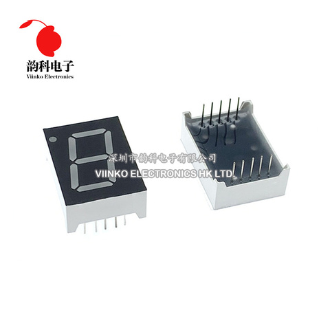 10pcs 7 segment common Cathode 1 Bit Digital Tube 0.56