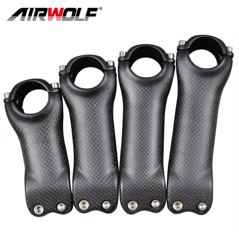 Bike carbon parts carbon stem full carbon fiber road mountain bike stem with 3K weave 80/90/100/110/120mm carbon bike stem ► Photo 1/6