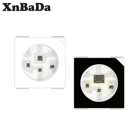 DC5V 5~1000PCS WS2812 WS2812B Led Strip Chip,Black/White Version (4Pin) RGB Smart WS2811 IC Built-in Addressable ► Photo 1/6