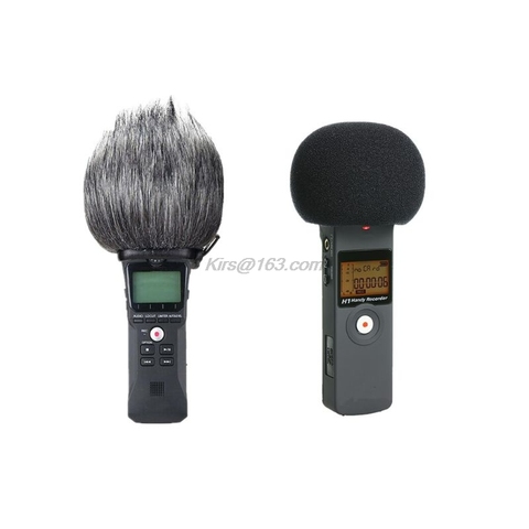 Furry Windscreen Muff Cover Foam Filter Microphone Windproof Cover for Zoom H1 ► Photo 1/6