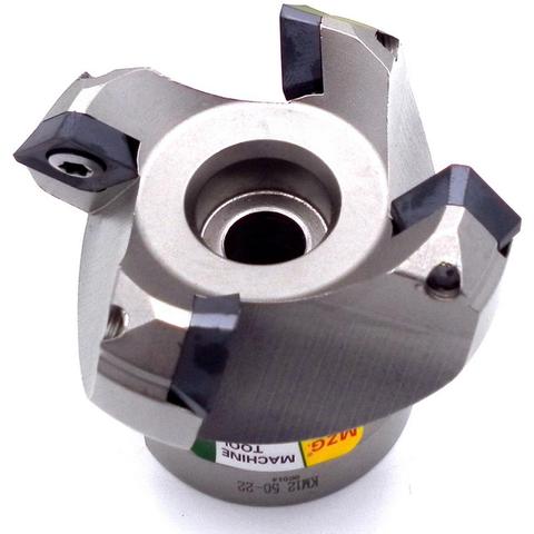 MOSASK KM12 45degree Cutting Adapter 50 63 80 100 mm Solid Carbide Insert SEHT1204  CNC Lathe Machine Face Milling Cutter ► Photo 1/6