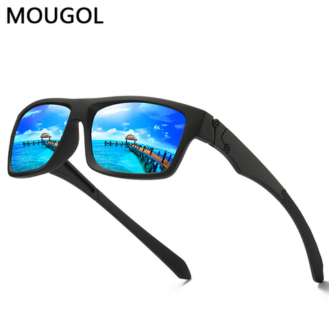 MOUGOL luxury polarized sunglasses polarized sunglasses for men and women square sunglasses glasses sports goggles Oculos De Sol ► Photo 1/6