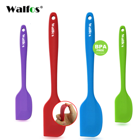 WALFOS  Food Grade Non Stick Butter Cooking Silicone Spatula Set Cookie Pastry Scraper Cake Baking Spatula Silicone Spatula ► Photo 1/6