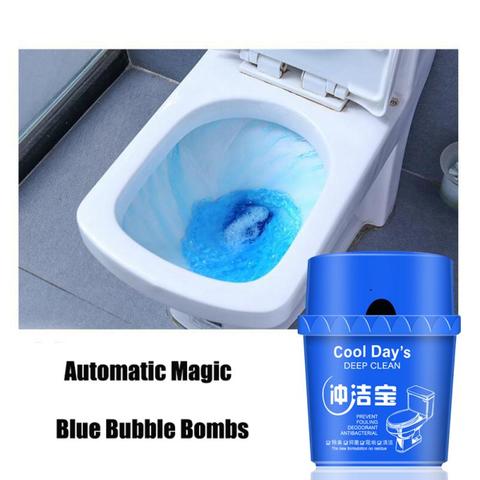 Amazing Toilet Bowl Cleaner Durable Bleach Toilet Bowl Cleaner Stain Remover Blue Bubble Cleaning Automatic Toilet Freshener ► Photo 1/6