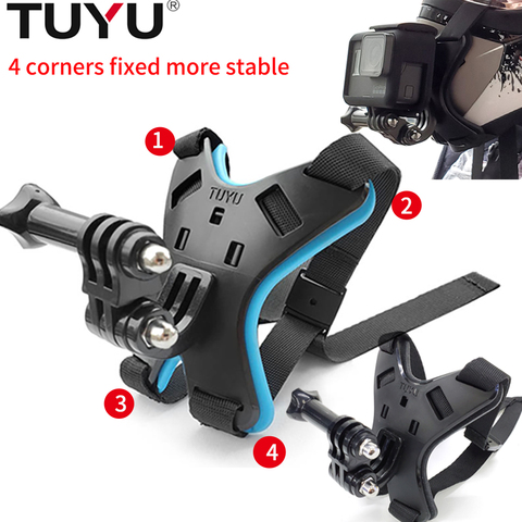 TUYU Full Face Helmet Chin Mount Holder for GoPro Hero 9/8/7/6/5 SJCAM Motorcycle Helmet Chin Stand for Gopro Camera Accessory ► Photo 1/6