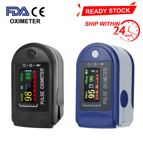 Portable Fingertip Pulse Oximeter OLED Blood Oxygen Saturation SPO2 Heart Rate Monitor Oximetro De Dedo Pulsioximetro ► Photo 1/6