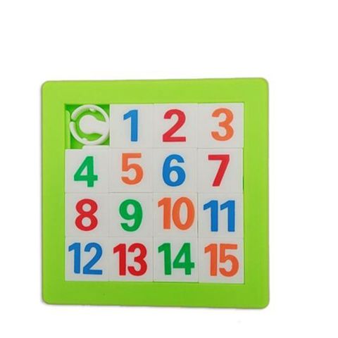 1pcs 3D Slide Puzzle Plastic Building Numbers Alphabets Learning Jigsaw Game Toys Children's Educational Toy Puzzles ► Photo 1/6