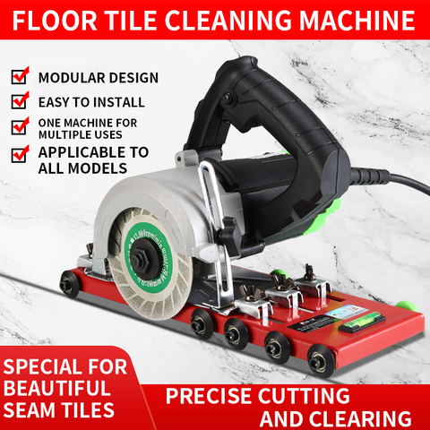 220V Floor Tile Cleaning And Cutting Angle Grinder Tile Special Electric Tool Beauty Seam Hook Dust-free Cutting Seam Machine ► Photo 1/6