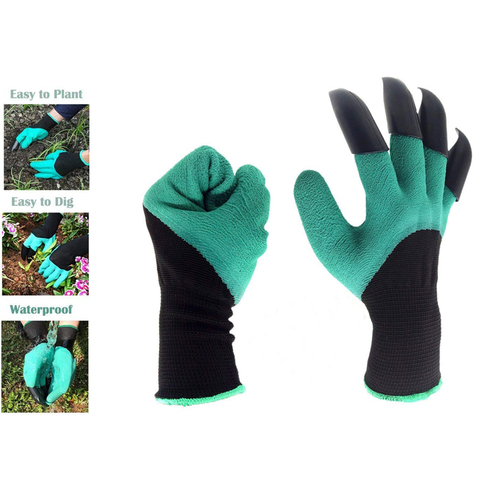 Gardening Gloves garden Digging Planting 4 ABS Plastic Claws Garden Working Accessories Hot Selling New For Digging Planting ► Photo 1/6