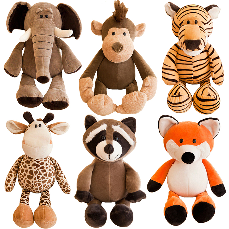 Cute new coffee deer giraffe Stuffed Animals soft toys plush doll 25 CM new 