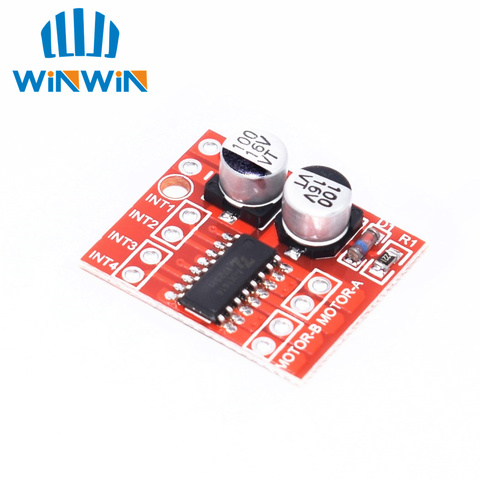 H24 1pcs 2 DC motor drive module reversing PWM speed dual H bridge stepper motor Mini victory L298N ► Photo 1/1