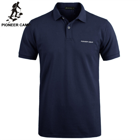 Pioneer Camp Brand Clothing Men Polo Shirt Men Business Casual Solid Male Polo Shirt Short Sleeve High Quality Pure Cotton ► Photo 1/6