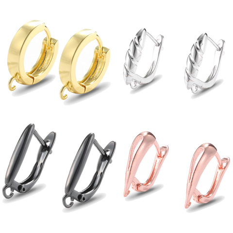 1 pair Classic Earrings Hooks For Jewelry Making Copper Brass Metal tassel Earring DIY Accessories fashion Jewelry ► Photo 1/6